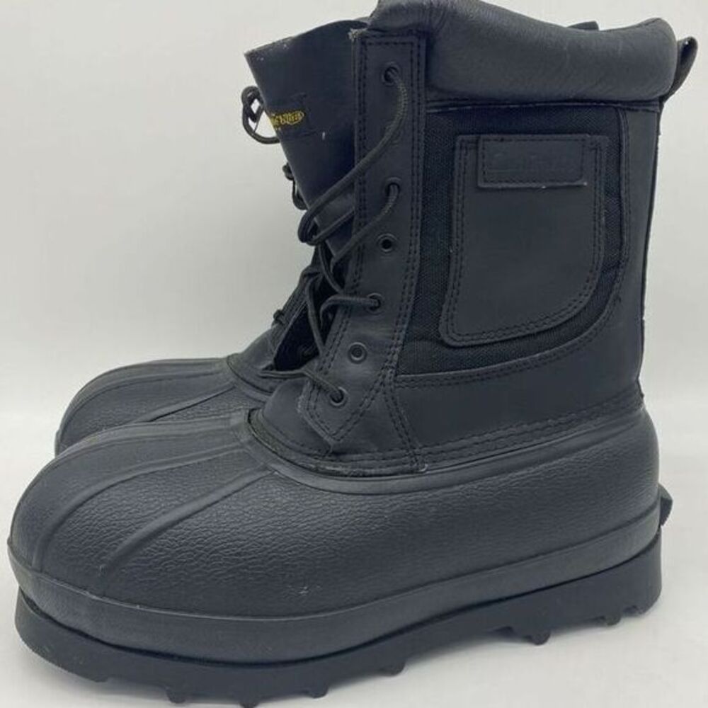 LaCrosse‎ Boots Men 8 Black Iceberg II Snow Thinsulate Waterproof Winter
